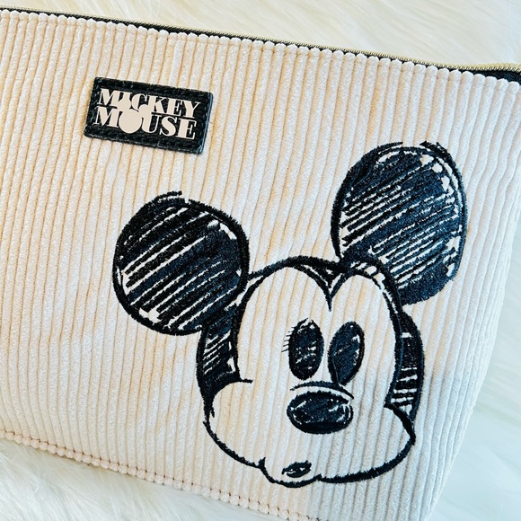 Disney Mickey Mouse Corduroy Makeup Bag - Picture 3 of 3